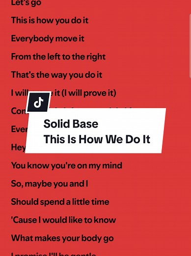 Solid Base: How We Do It Dance Challenge