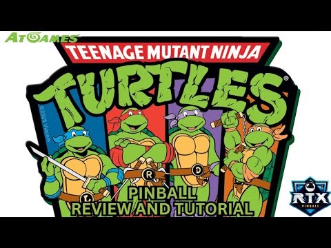 TMNT Pinball Review and Full Tutorial for the Atgames 4KP, HD, HDP, and Micro