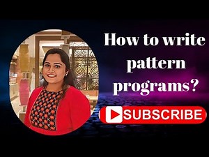 How to write pattern programs?