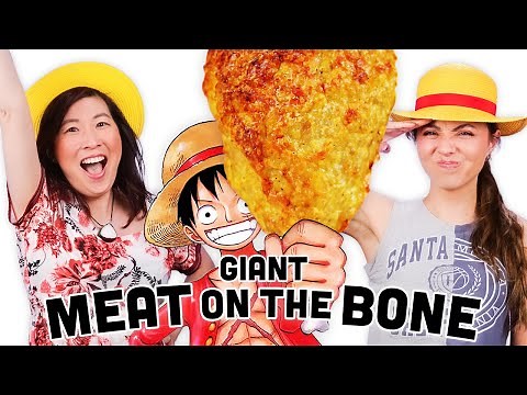 Making Giant Meat On The Bone | One Piece