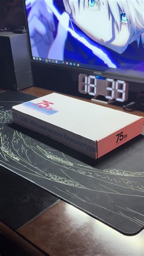 Механическая клавиатура CIDOO QK75 которая взорвала конец 2025 года. 3 Вида подключения, PBT кейкапы двойного литья, фирменные свитчи CIDOO PEARL WHITE и кайфовый тайпинг #cidooqk75 #keyboard #setup #new #newkeyboard