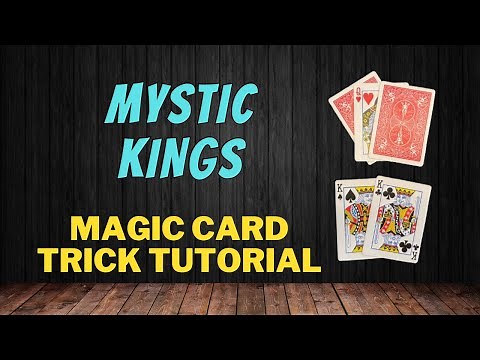 How To Use The Four Kings To Find A Selected Card - Mystic Kings Magic Card Trick Tutorial