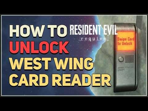 How to unlock West Wing Card Reader Resident Evil 9 Requiem