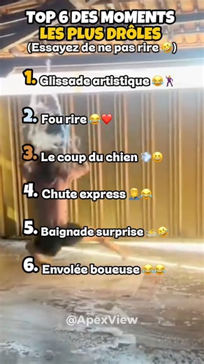Top 6 des moments les plus drôles : Essayez de ne pas rire ! 🤣