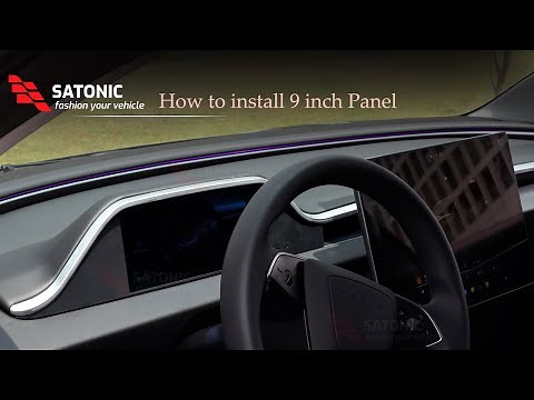 How to Install SATONIC 9-Inch Dashboard Panel on Tesla Model 3 Highland: Step-by-Step Guide