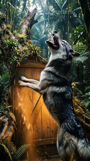 Escape from Wild Wolves: Life in a Hidden Treehouse | Ultimate Survival Story #survival #shorts