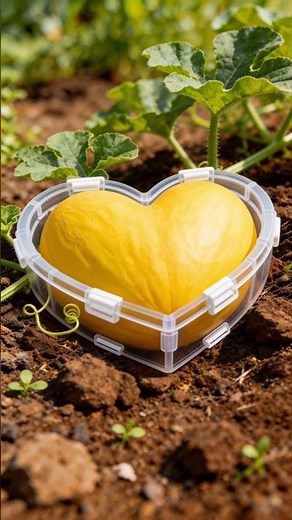 This Melon Grew Into a Heart 🍈❤️