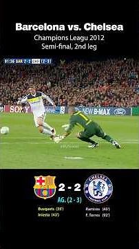 Barcelona vs Chelsea ⚽ | 2012 UCL Semi-Final 2nd Leg Highlights #football