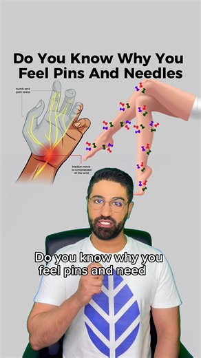 Have you felt this before? Its really uncomfortable and painful when it happens 😓 Sources: https://www.betterhealth.vic.gov.au/health/conditionsandtreatments/pins-and-needles https://www.nhs.uk/conditions/pins-and-needles/ https://pubmed.ncbi.nlm.nih.gov/33320513/