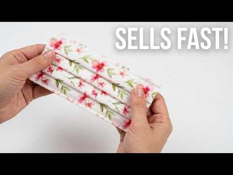 I Can’t Believe How Fast These Sell! 🧵 Easy Scrap Fabric Sewing Project