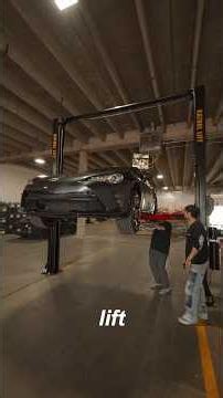 How to use a KATOOL Two Post Lift 🚘 #katool #supercars #tutorial #automobile #mechanic #viral #fyp