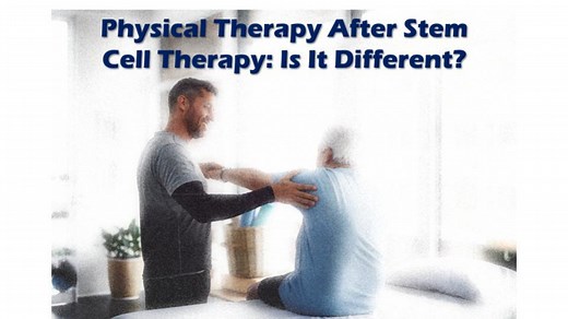 Physical Therapy After Stem Cell Injections
