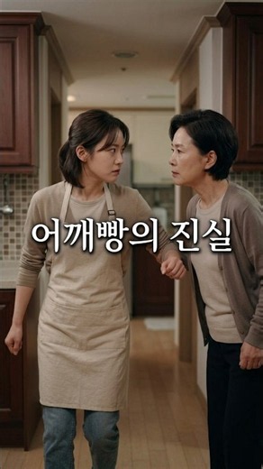 시어머니와 며느리의 어깨빵 #드라마 #drama