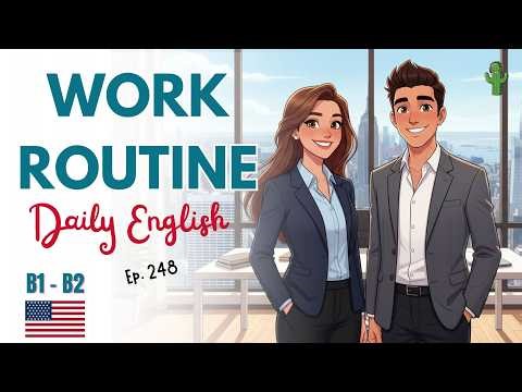 Real English at Work: A Daily Office Conversation | English podcast