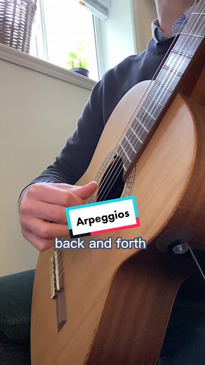 The key ingredient to getting good at fingerpicking for any style of guitar is the ability to keep your right hand going while switching chords. In the classical world, we use Arpeggio patterns to practice this, but these exercises work for all styles of music! Lmk what you wanna learn next? #guitartok #beginnerguitar #guitartechnique #classicalguitar #fingerpicking #guitartips #guitarlessons