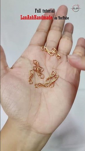 4 Stunning Chain Link Styles for an Infinity Bracelet ✨ #shortsvideo #wireworks #handmade