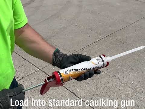 How to Repair, Bond, and Seal Concrete Cracks with Akona Epoxy Crack Repair