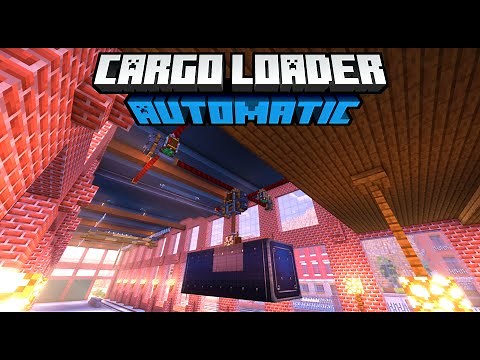 Create Automatic Cargo Loader Train in Minecraft