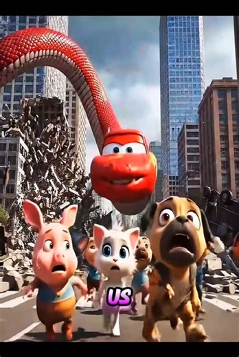 The Legendary Return of Snake McQueen - Tragic Transformation & Unbelievable Redemption | PART 2 #mcqueen #redserpentmcqueen #kidsanimation #animation #transformation