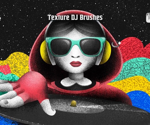 ArtStation - Texture DJ Brushes for Photoshop | Brushes