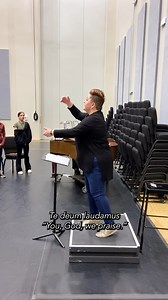 "Tosca, you make me forget God." While Scarpia sings of his villainous intent with Tosca, the sinister meaning behind this phrase is juxtaposed with a congregation singing a celebratory mass behind him. Here with Chorus Master Michaella Calzaretta and pianist David McDade, our chorus rehearses the "Te deum"—a small part of this powerful scene, and a turning point in the opera. Tosca is on stage May 3 through 17, with audio description on May 11. Learn more on our website. | Seattle Opera