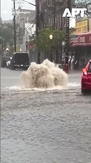 Flash Flooding in Staten Island: Manhole Overflows as Northeast Storm Disrupts Travel | APT