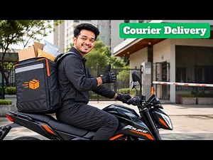 I become Courier Delivery Boy!