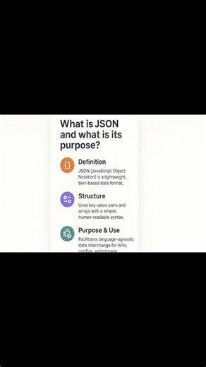 What is Json and is its purpose
