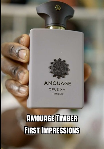 Amouage Timber first impressions