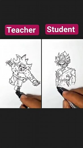 How to draw GOKU #drawing #goku #art #dragonballsuper #dragonball