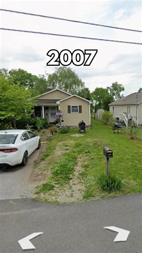 A House Through Time: 2007 to 2025 💔 #beforeandafter #lostintime #thenandnow