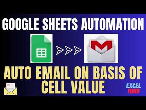 Google Sheets Automation - Email On Basis Of Cell Value