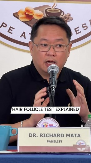 Hair follicle test explained by Dr. Richard Mata. | Engr. berto