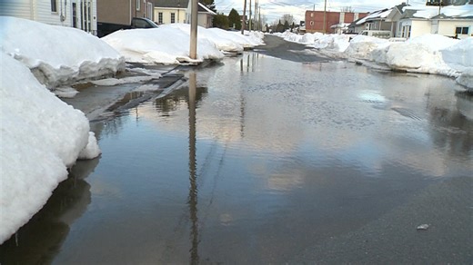 Coniston street closes due to flooding