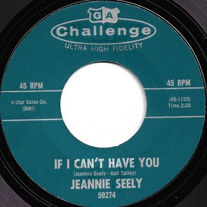 Jeannie Seely - If I Can't Have You / Old Memories Never Die