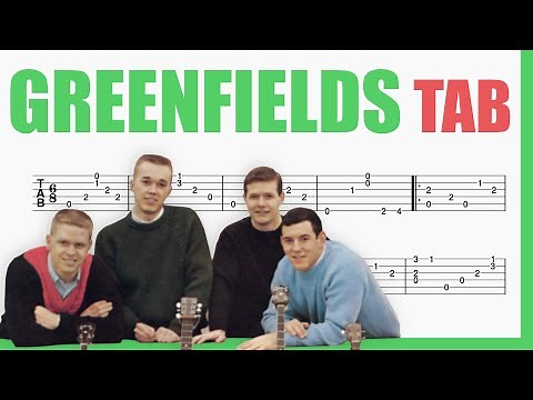 Greenfields - The Brothers Four | TAB Fingerstyle for Guitar