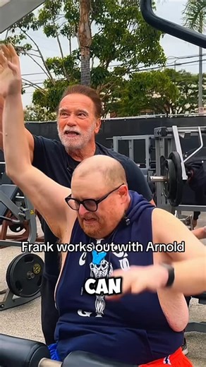 Frank Walks | PUMPING IRON WITH @schwarzenegger | Instagram