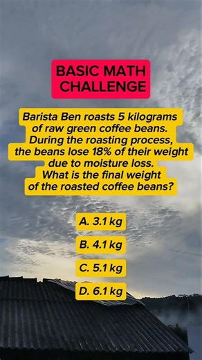 What is the final weight of the roasted coffee beans ?