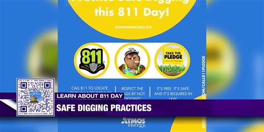 Previewing national ‘811 day’ with Atmos Energy.