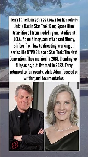 Terry Farrell and Adam Nimoy: Love, legacy, and sci-fi #terryfarrell #adamnnimoy