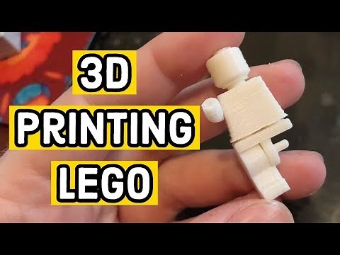 3D Printing LEGO Bricks and Minifigures - How to 3D Print a LEGO Minifigure