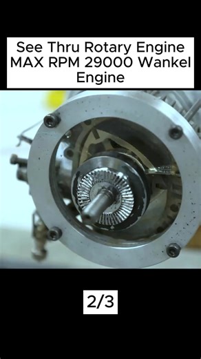 See Thru Rotary Engine MAX RPM 29000 Part 2 #engine #jet #jetengine #... | carengine86 | Facebook