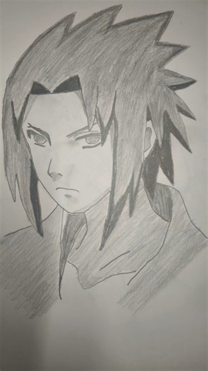 Sasuke Uchiha Sketch | The Last Avenger of Uchiha Clan | Epic Anime Art ✍️#narutoshippuden #viral