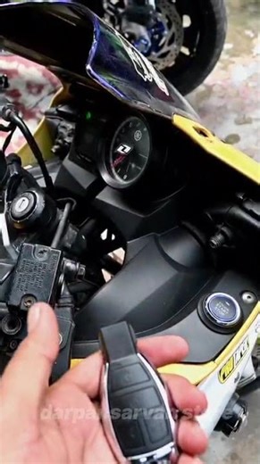 HJG Keyless Push Button Start Universal Antitheft Alarm Remote Control For All Bikes/Cars #viral