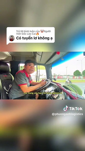 Trả lời @🤡Người Việt Gốc Lào Cai🔥 do anh em phụ đã đc ôm xe cần 3 anh em bằng C ở miền Bắc theo phụ xe lồng 4 ạ #phuonganhlogistics #vanchuyenotobactrungnam