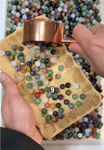 Crystal Mini Spheres in One Scoop