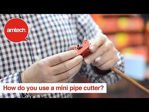 How Do You Use An Amtech Mini Pipe Cutter?