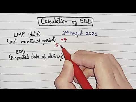 How to Calculate EDD( Expected Date of Delivery) | Gynaecology |