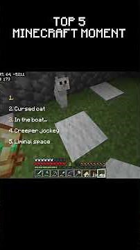 Minecraft Top 5 Moments #Minecraft #Shorts