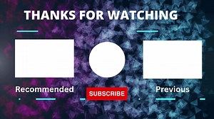 Download Animated Background End Screen Video Template for free